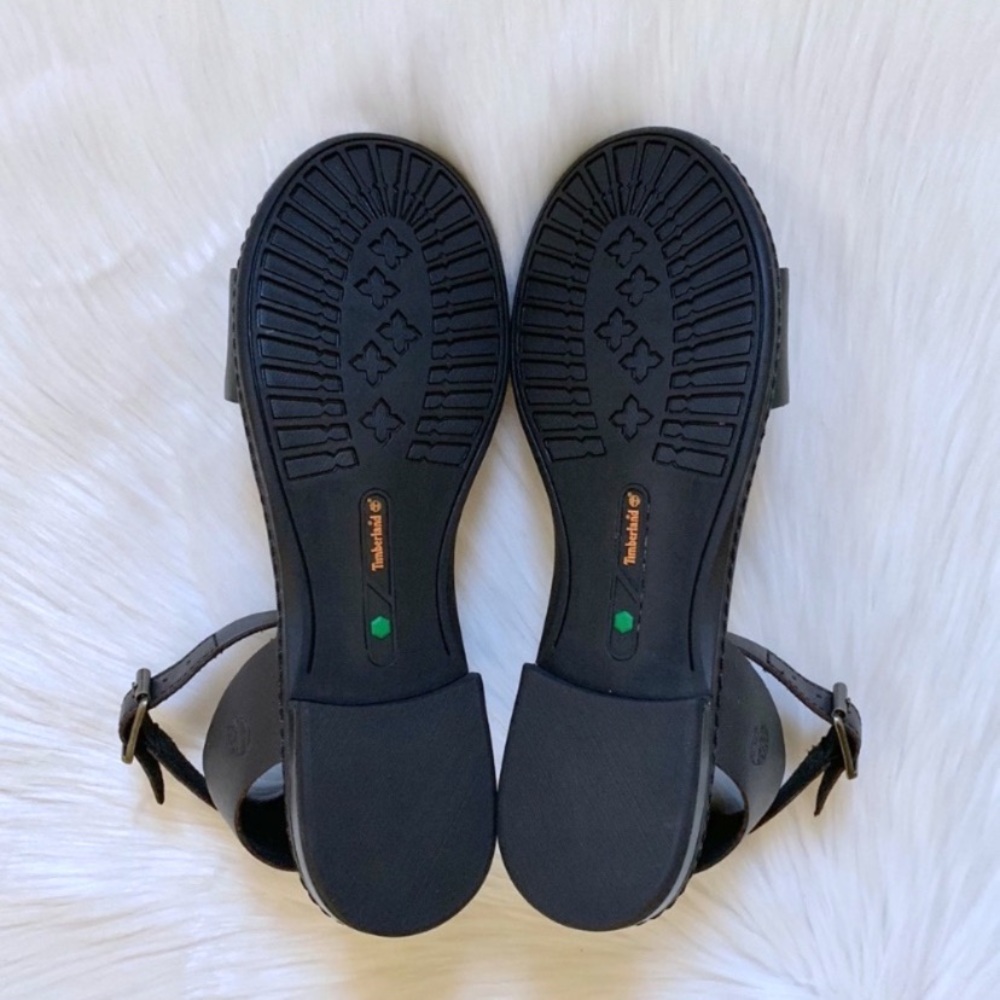 Timberland Cherrybrook Black Leather Sandals - Picture 6 of 6